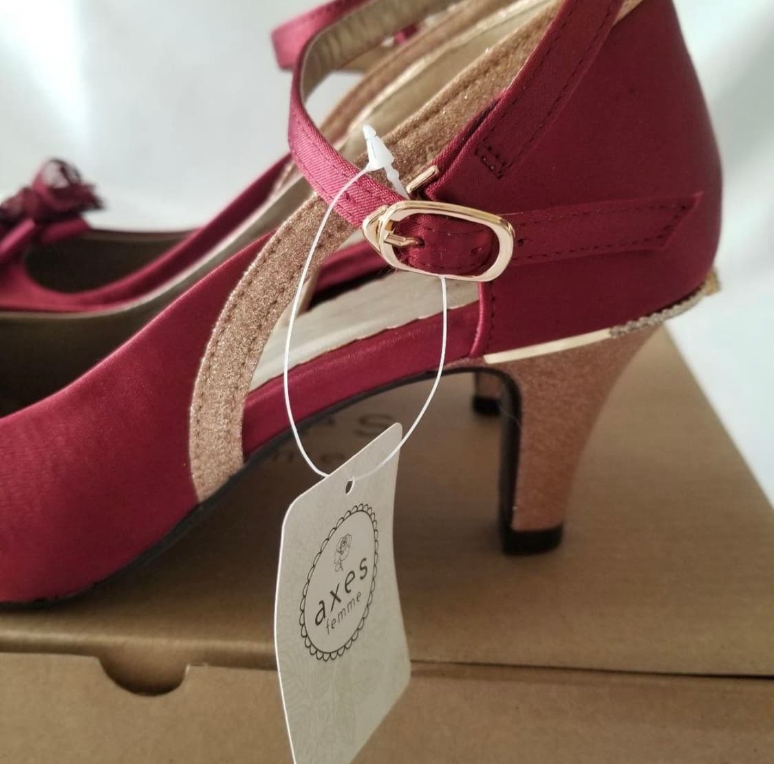 엑시즈팜 레드 구두  상품이미지2