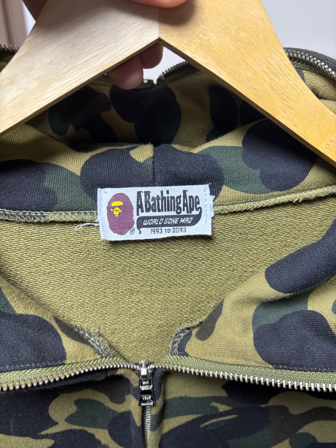 베이프 샤크 후드집업 녹계 상품이미지5