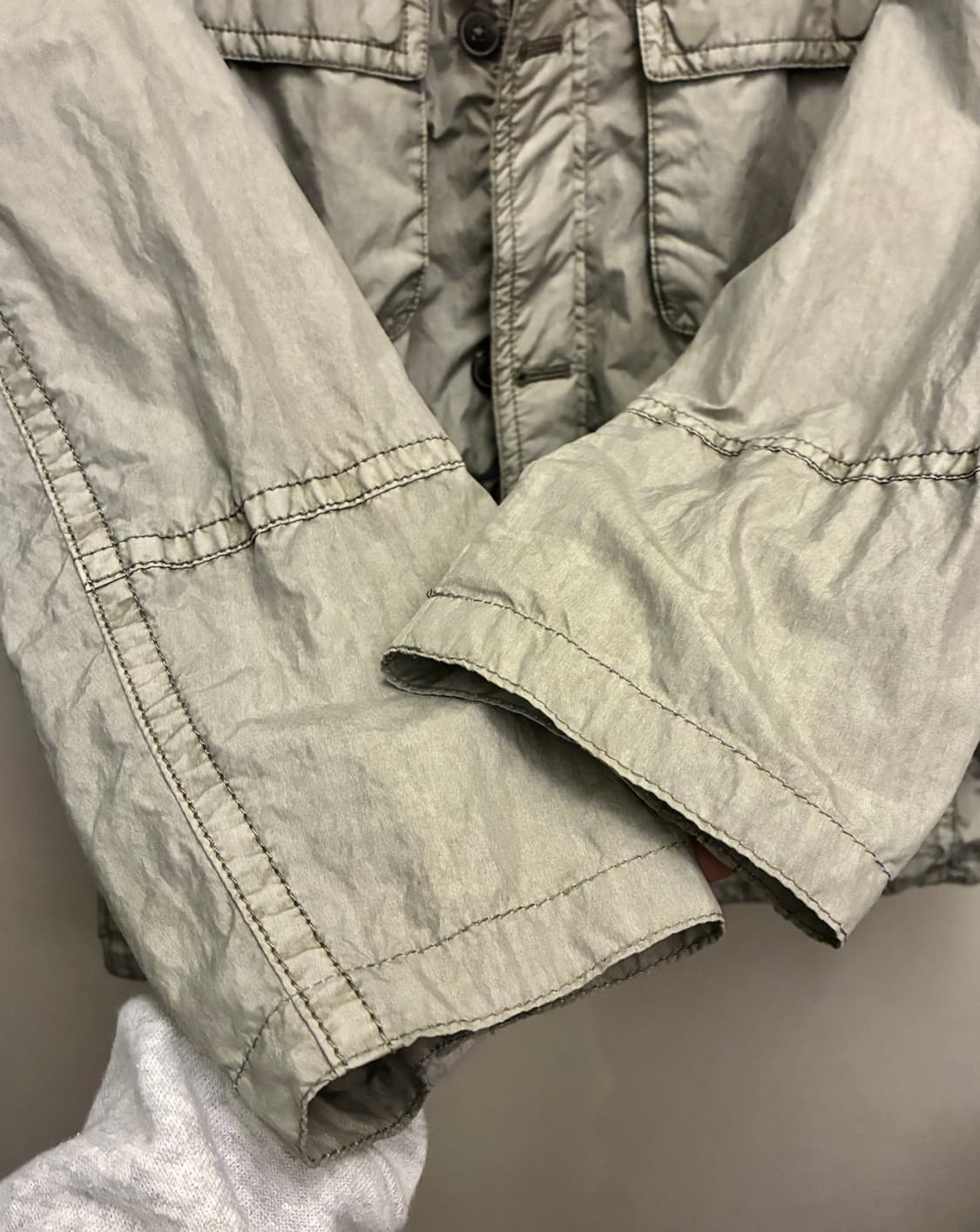 (100)series 시리즈 나일론 피그먼트다잉 필드 사파리자켓 야상 상품이미지6