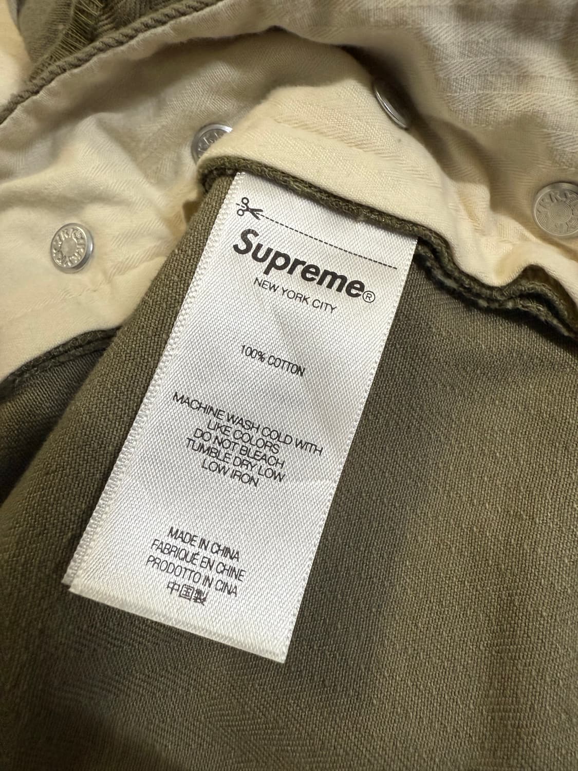 슈프림 24fw 헤링본 치노팬츠 상품이미지8