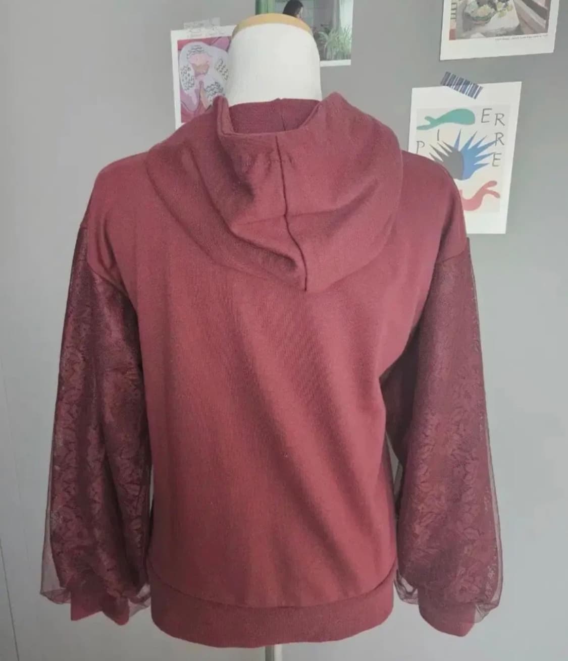 엑시즈팜 체리맛 프릴 후드집업 상품이미지2