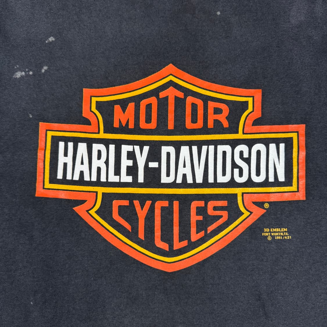 빈티지 90s Harley Davidson 할리데이비슨 실드 로고 티셔츠 상품이미지3