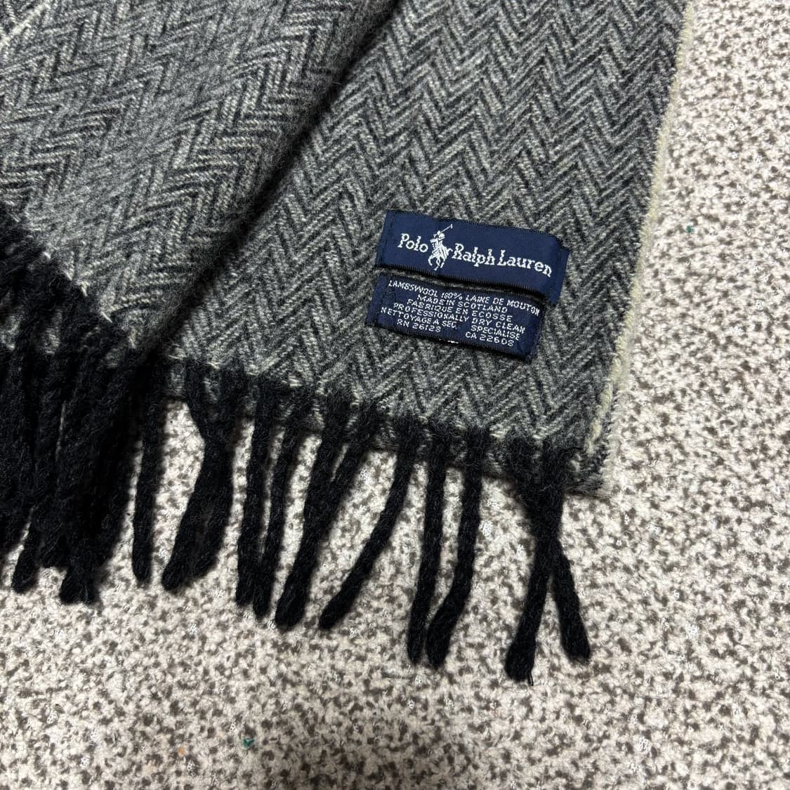 [택포,램스울100] 폴로 랄프로렌 이태리 머플러 목도리 [A+] 상품이미지3