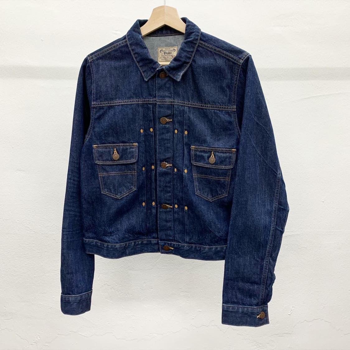 폴로 랄프로렌 인디고 덩거리 데님 지쟌 자켓 상품이미지1