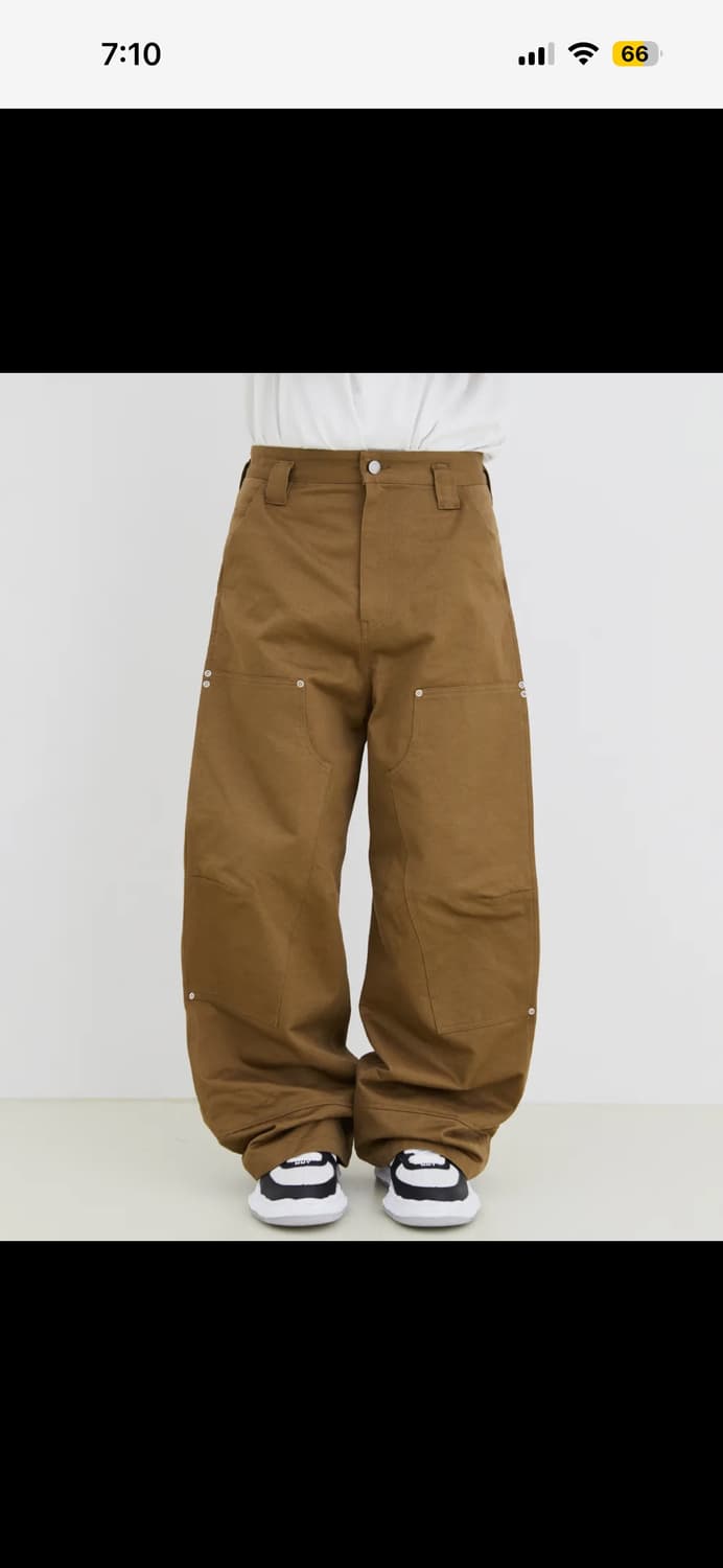 [이에이 카펜터 팬츠 브라운] L size 상품이미지3