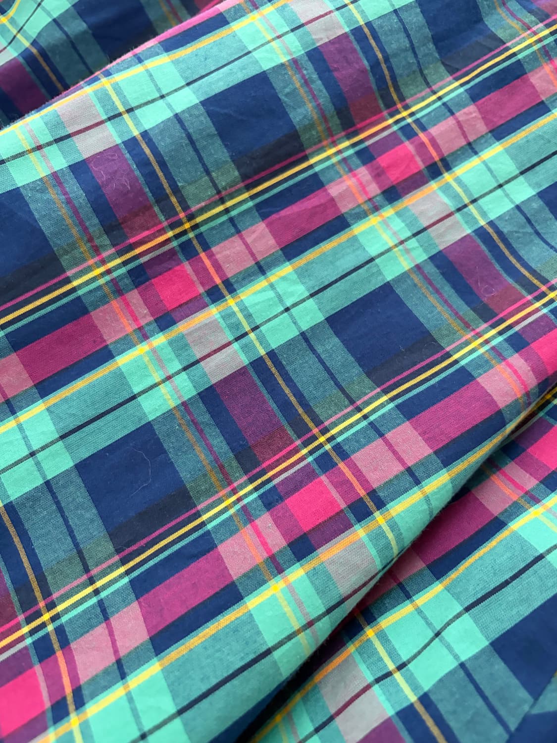 빈티지 체크 스커트 상품이미지4