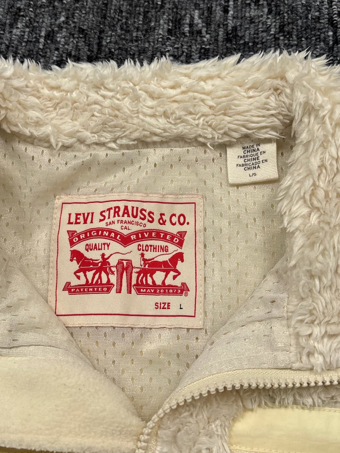 리바이스 플리스 집업 자켓 상품이미지7