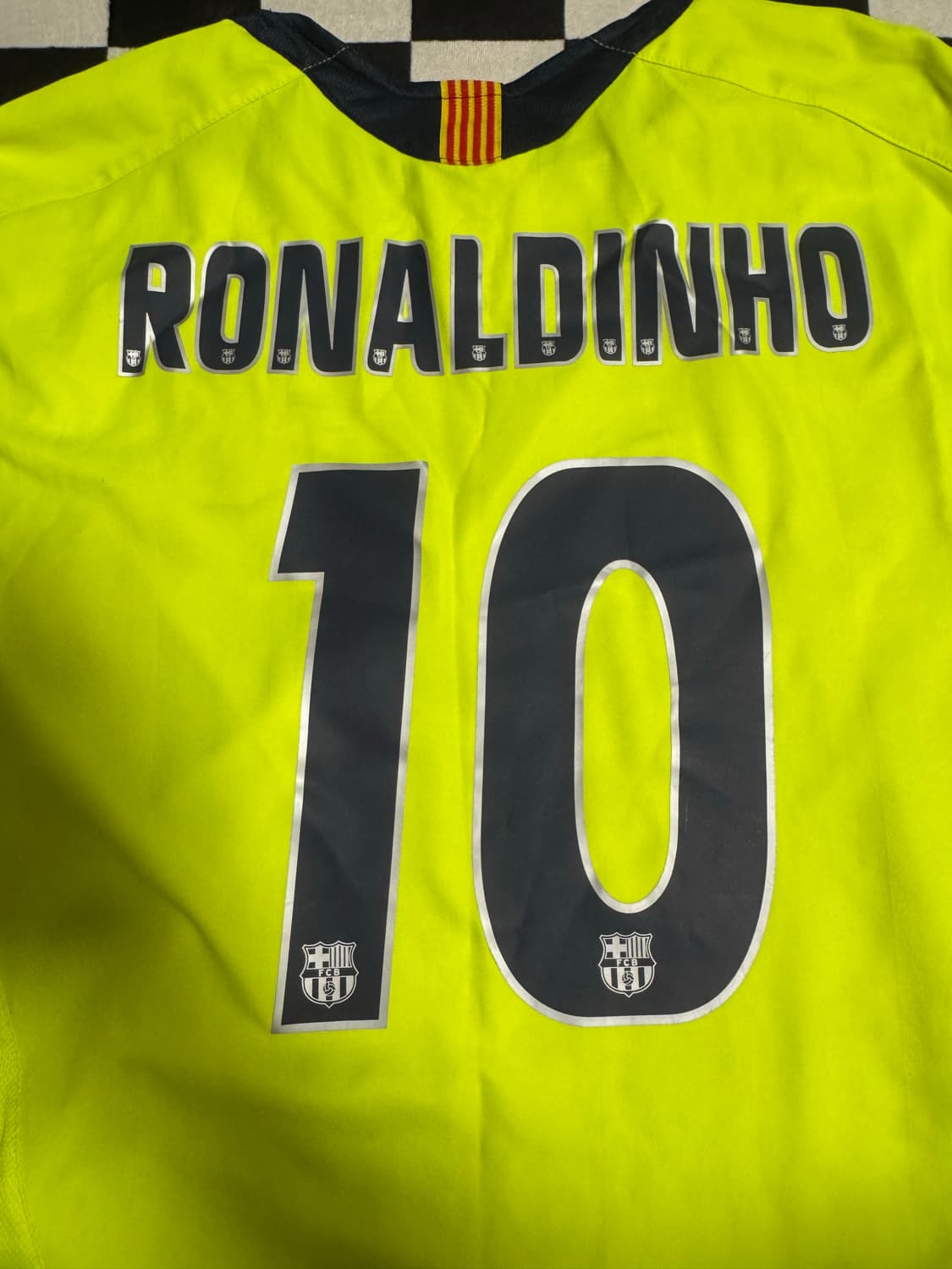 FC바르셀로나 05-06 어웨이 호나우지뉴 유니폼 XL 상품이미지3