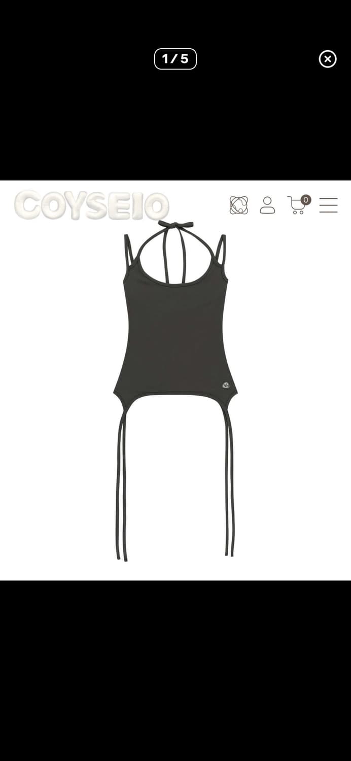 [구해요] 코이세이오 홀터넥 나시 상품이미지1
