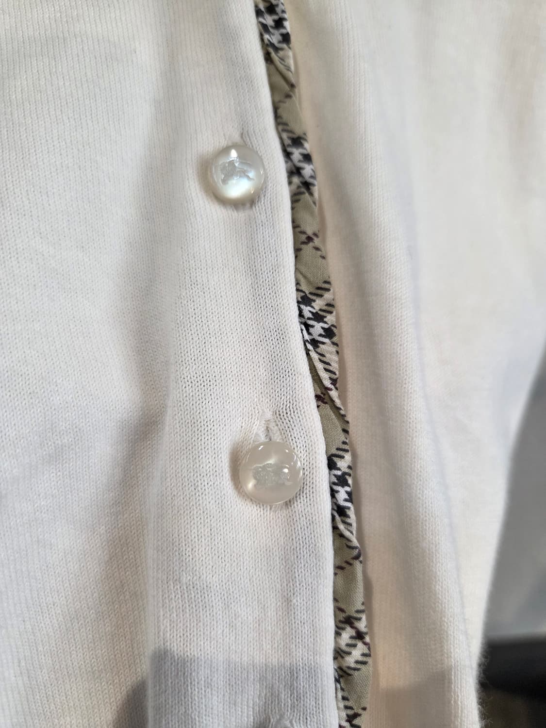 Burberry 버버리 아이보리 프릴가디건 상품이미지4