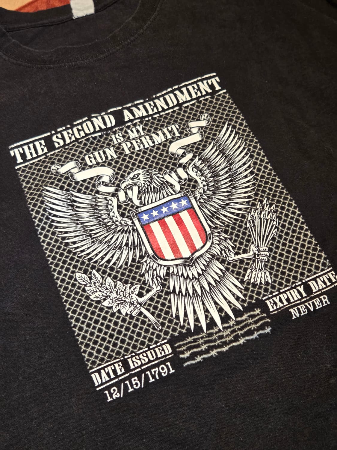 아메리칸 수정헌법 2조 그래픽 티셔츠 상품이미지3