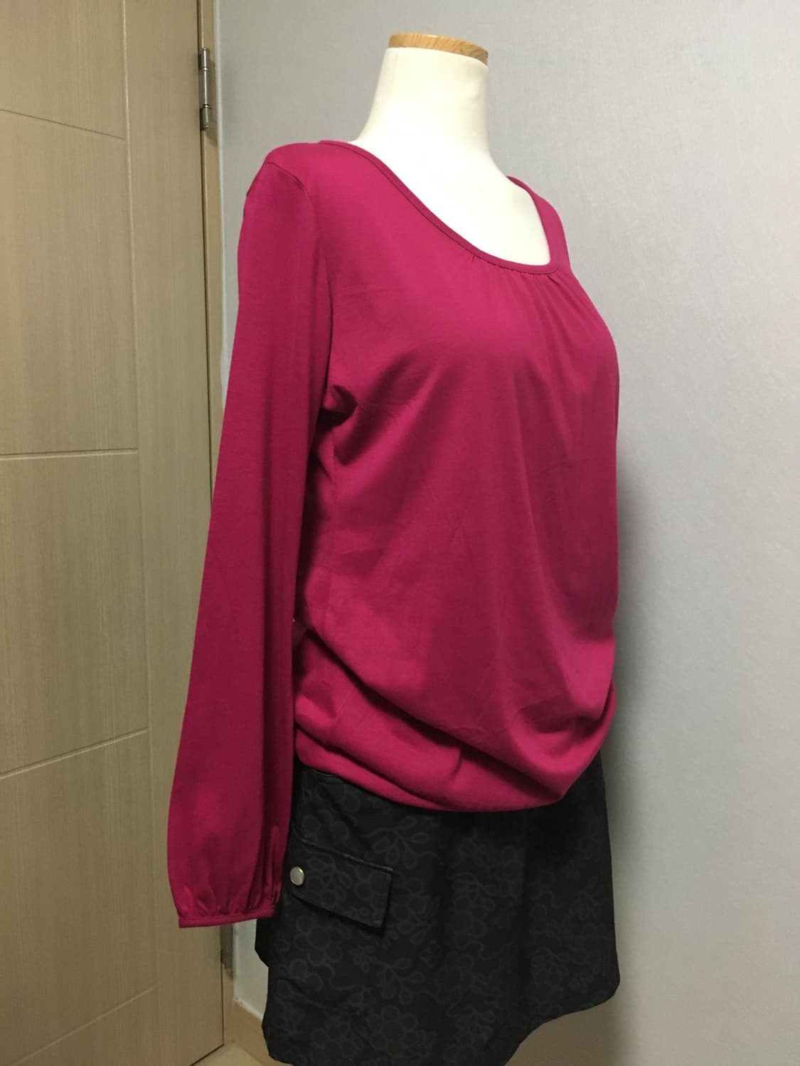 빈티지 자주핑크 롱티셔츠 y2k 키키 상품이미지3