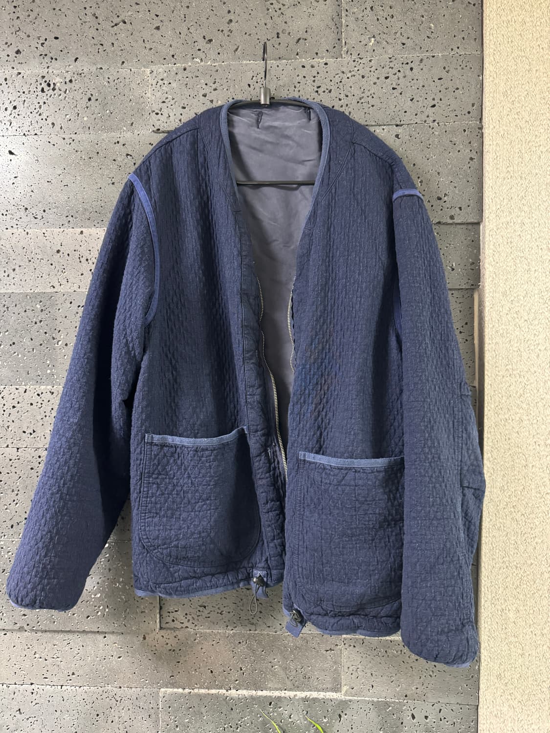 2) 이얼즈어고 리버시블 카라리스 자켓 상품이미지1