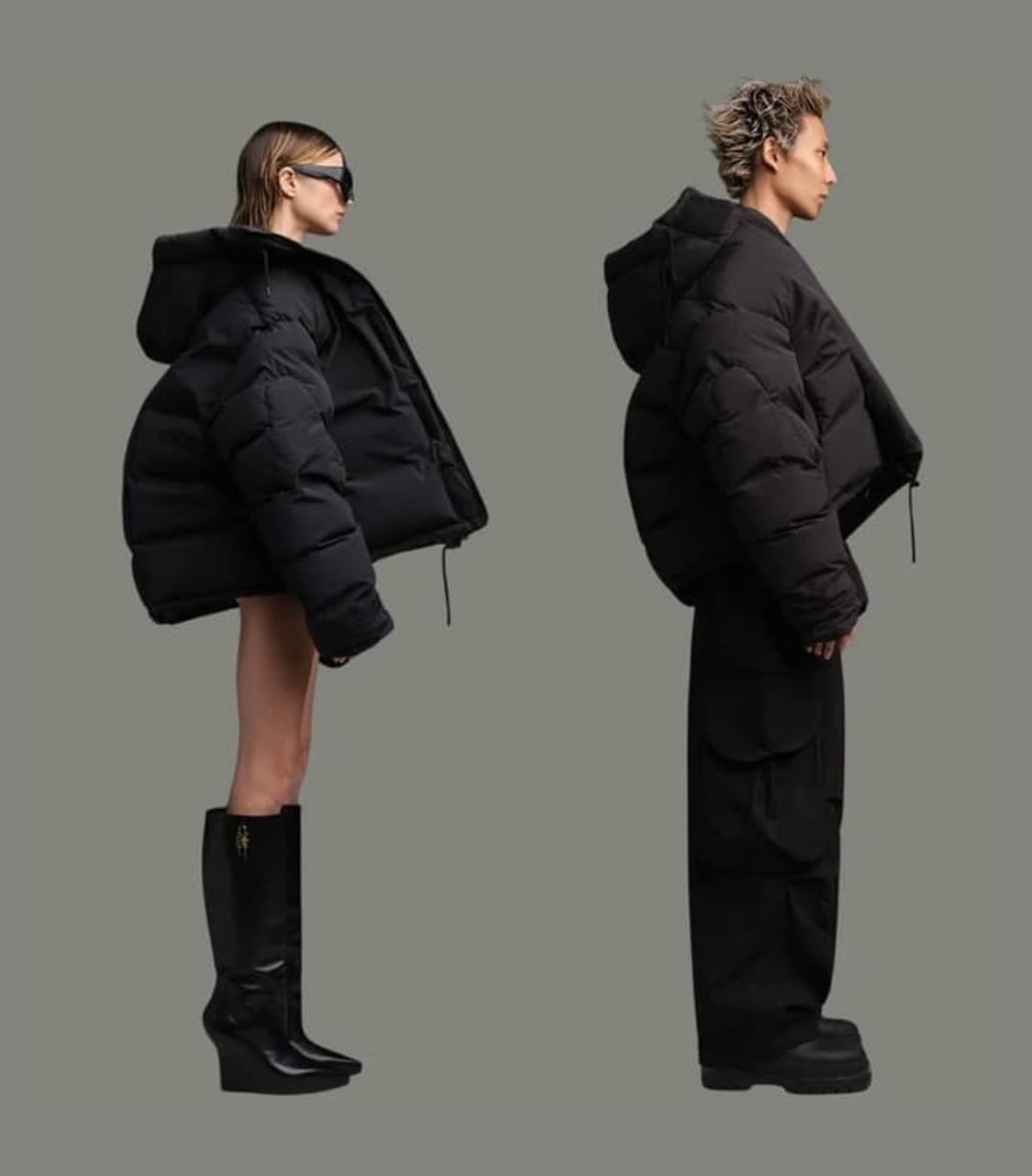 엔타이어 스튜디오 soa 패딩 자켓 블랙 상품이미지2