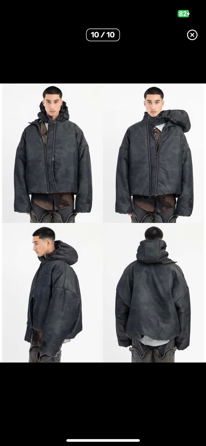 와이프로젝트 더블지퍼 패디드 봄버 S 상품이미지6