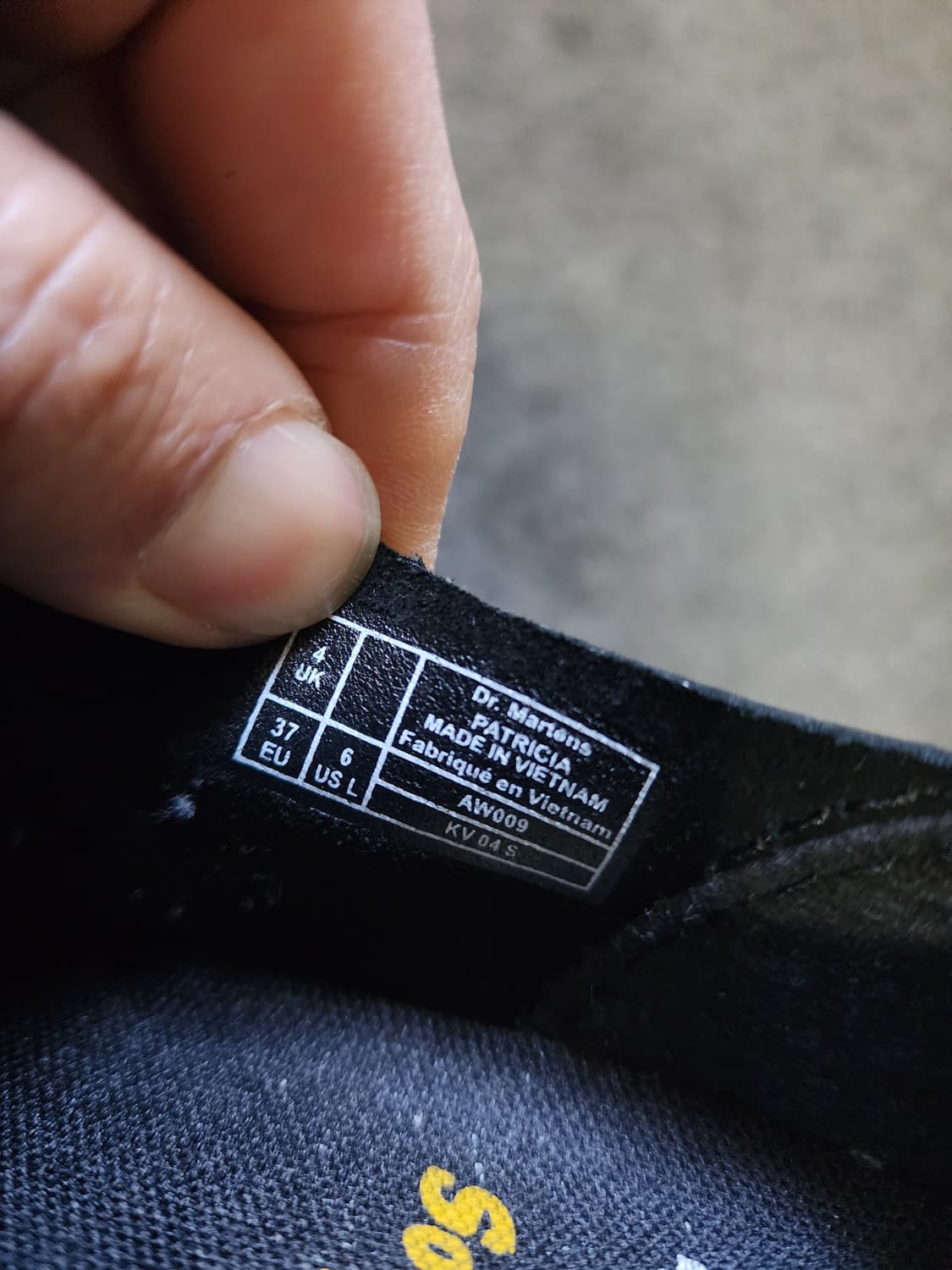 닥터마틴 패트리샤 블랙 uk4 상품이미지2