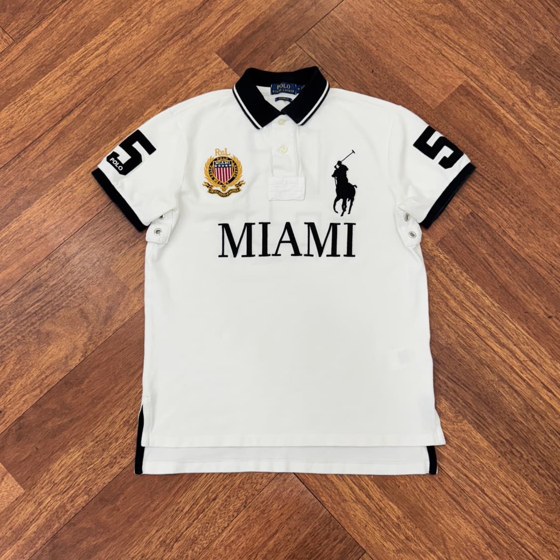 M 폴로 랄프로렌 치프키프 MIAMI 빅포니 반팔 카라 티셔츠  상품이미지1