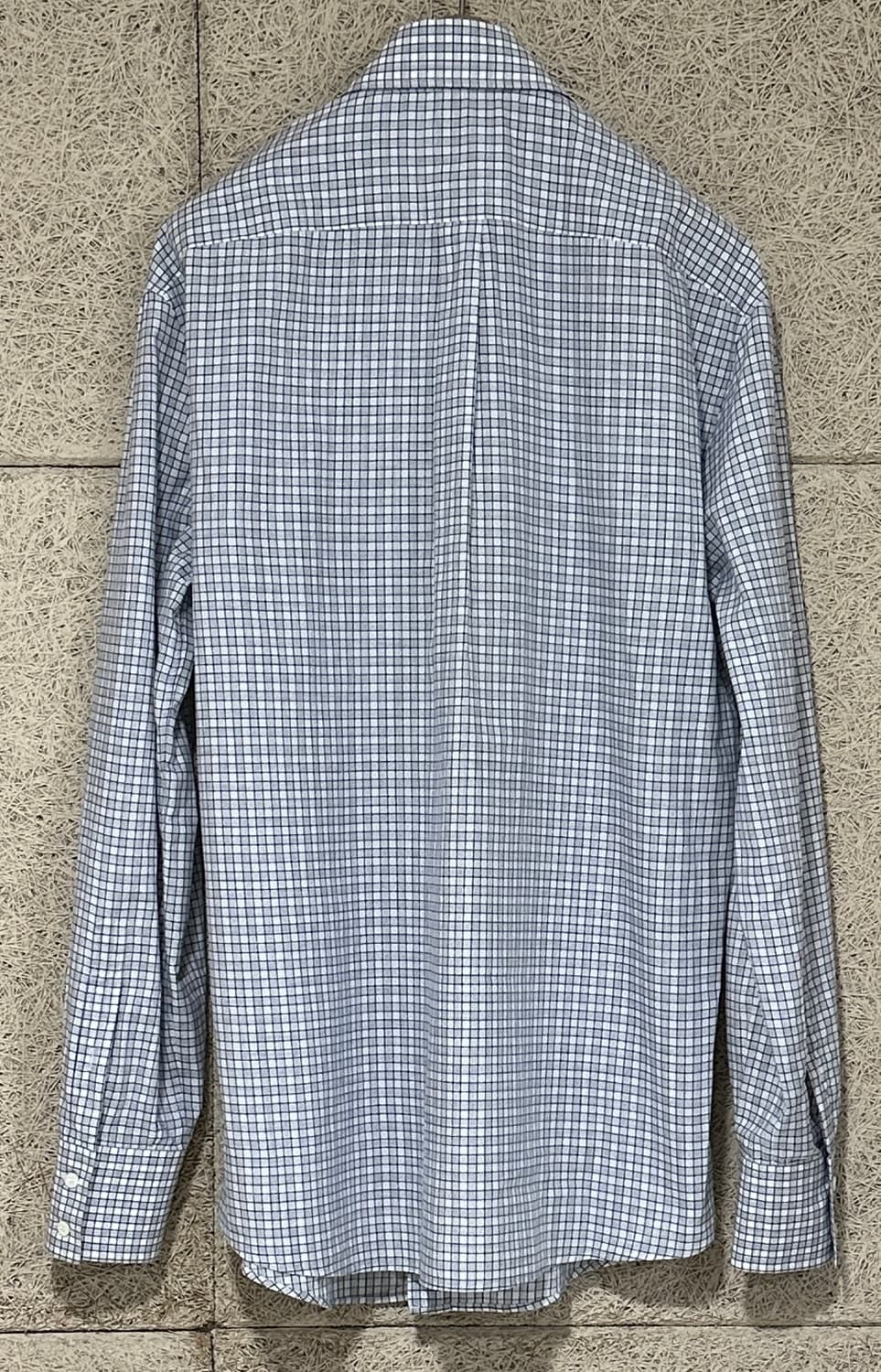 브루넬로 쿠치넬리 그레이 블루 코튼 셔츠 상품이미지4