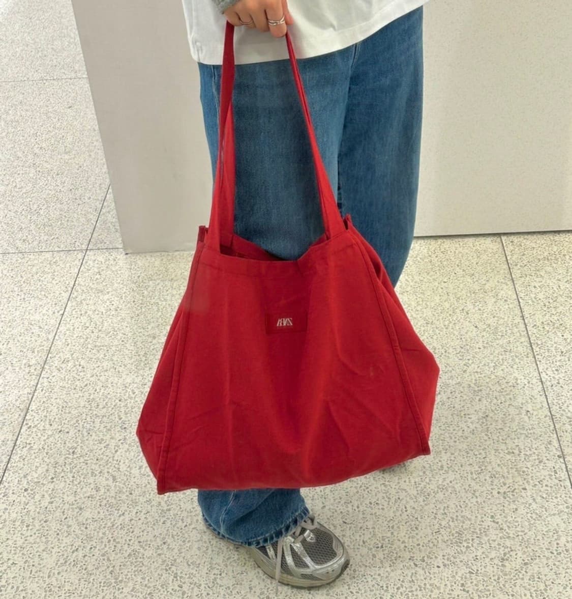 (새상품)ZARA 자라 레드 에코백 토트백 숄더백 자라 가방 여행가방 상품이미지3