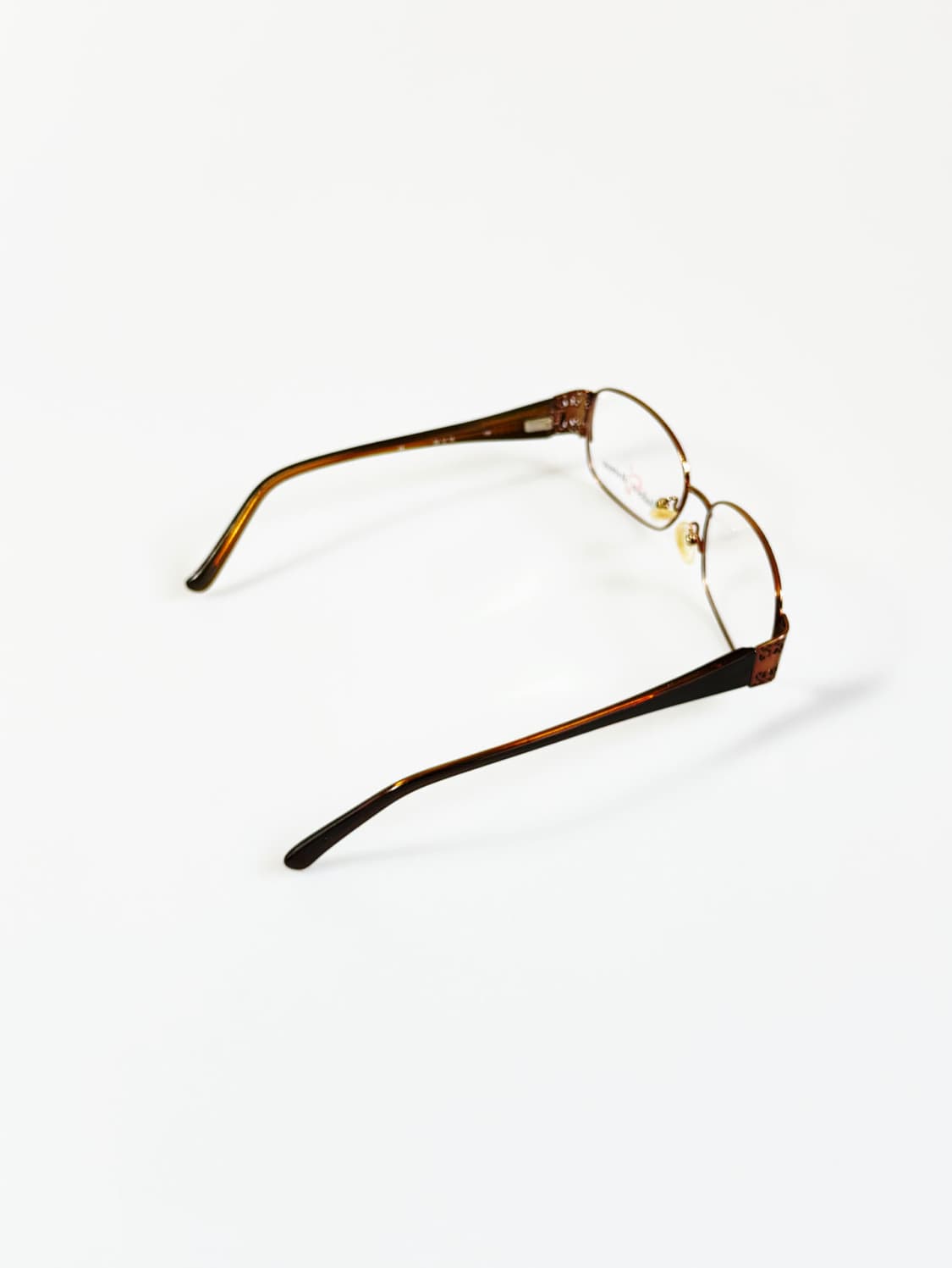 MADDISON AVENUE 슬림 스퀘어 메탈 빈티지 안경 상품이미지4