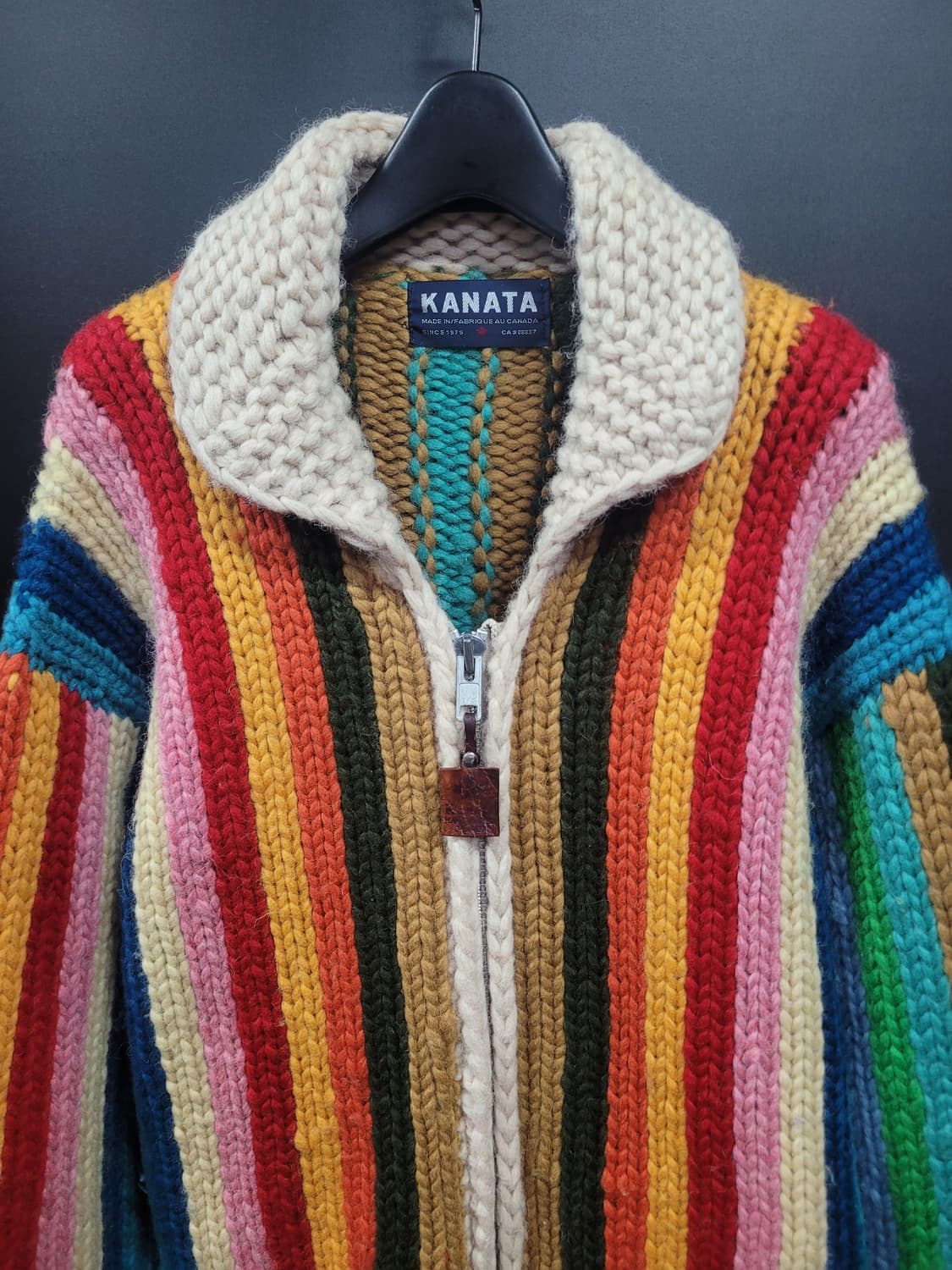 KANATA 캐나다 헤비울 코위찬 멀티 희귀템 스웨터 상품이미지2