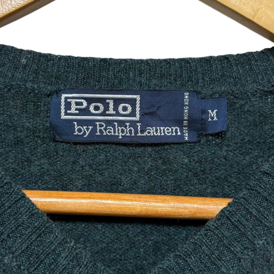 3771 폴로 랄프로렌 딥그린 울 니트 상품이미지4