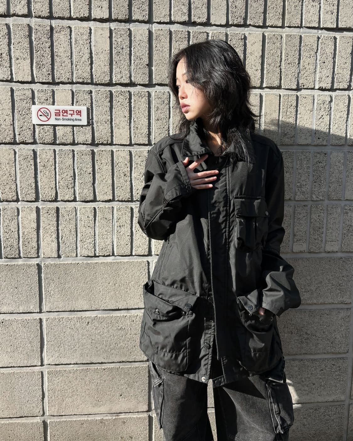 CP 컴퍼니 코팅 베이스 오버핏 자켓 상품이미지7