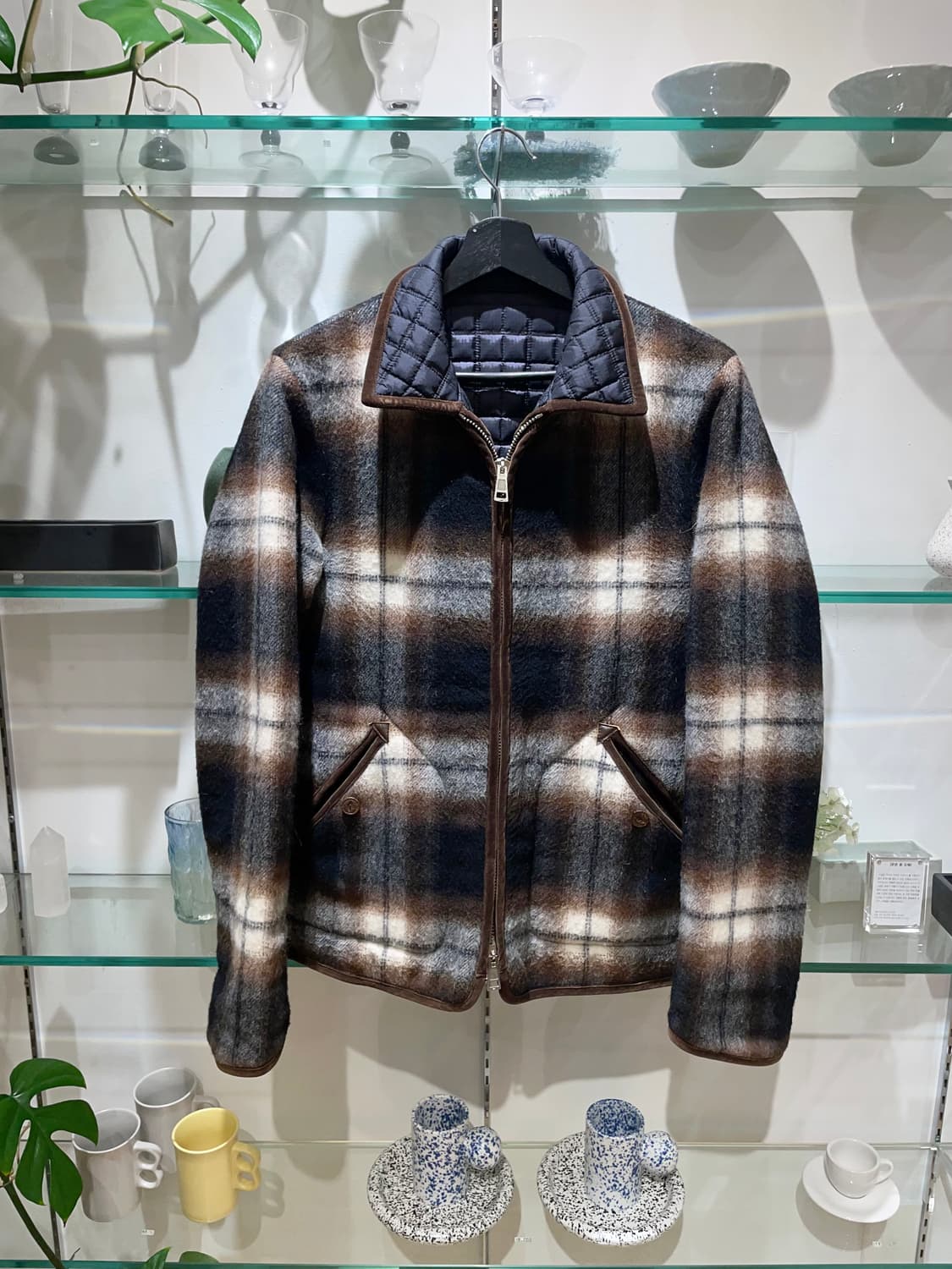 09AW 넘버나인 reversible zip jacket 상품이미지1