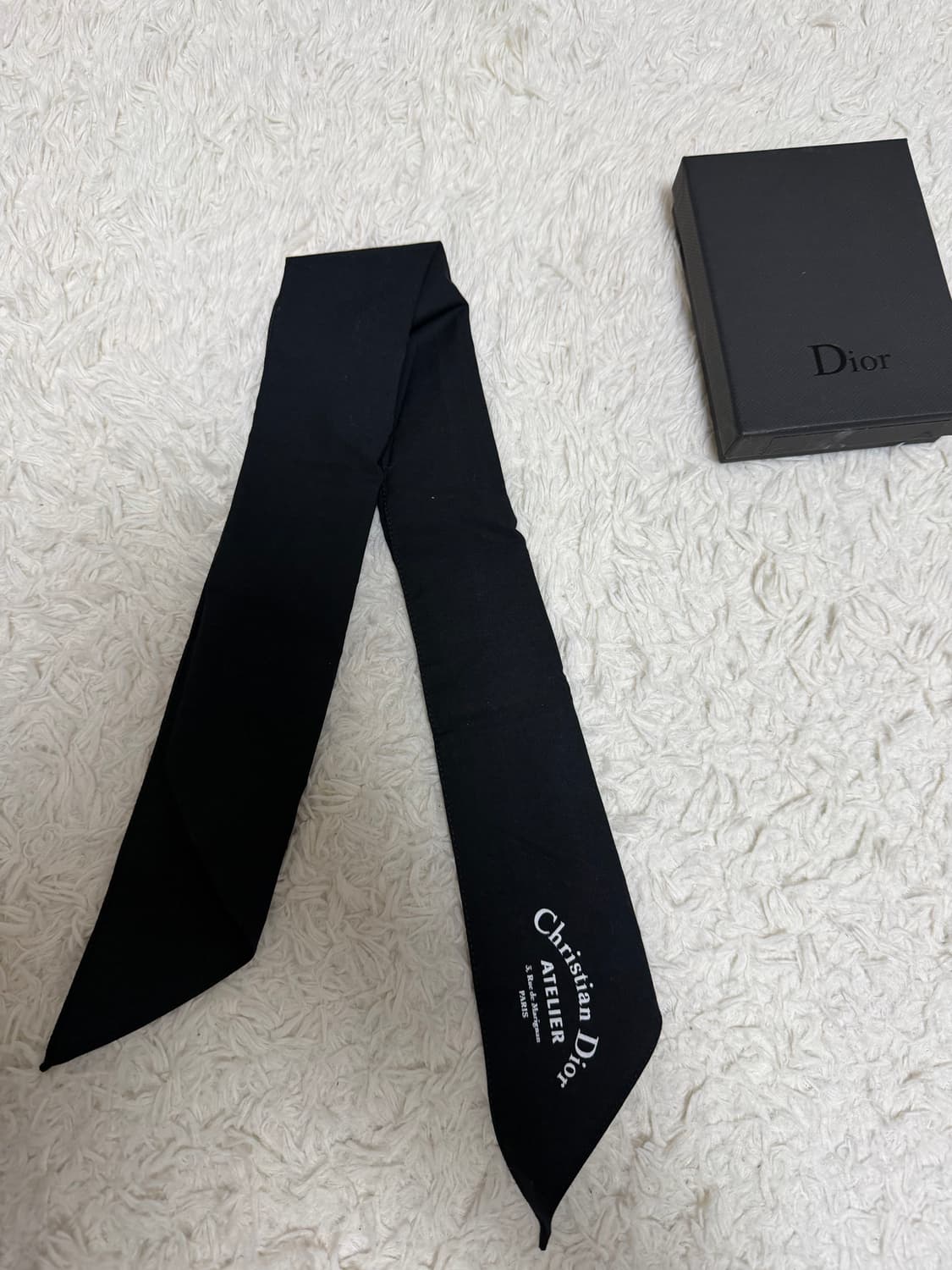 디올 Dior 스카프 블랙 상품이미지2