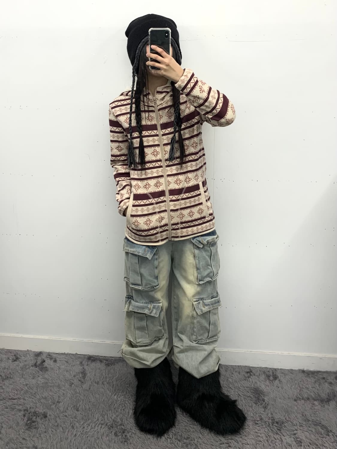 멀티 포켓 y2k 데님 팬츠 상품이미지1