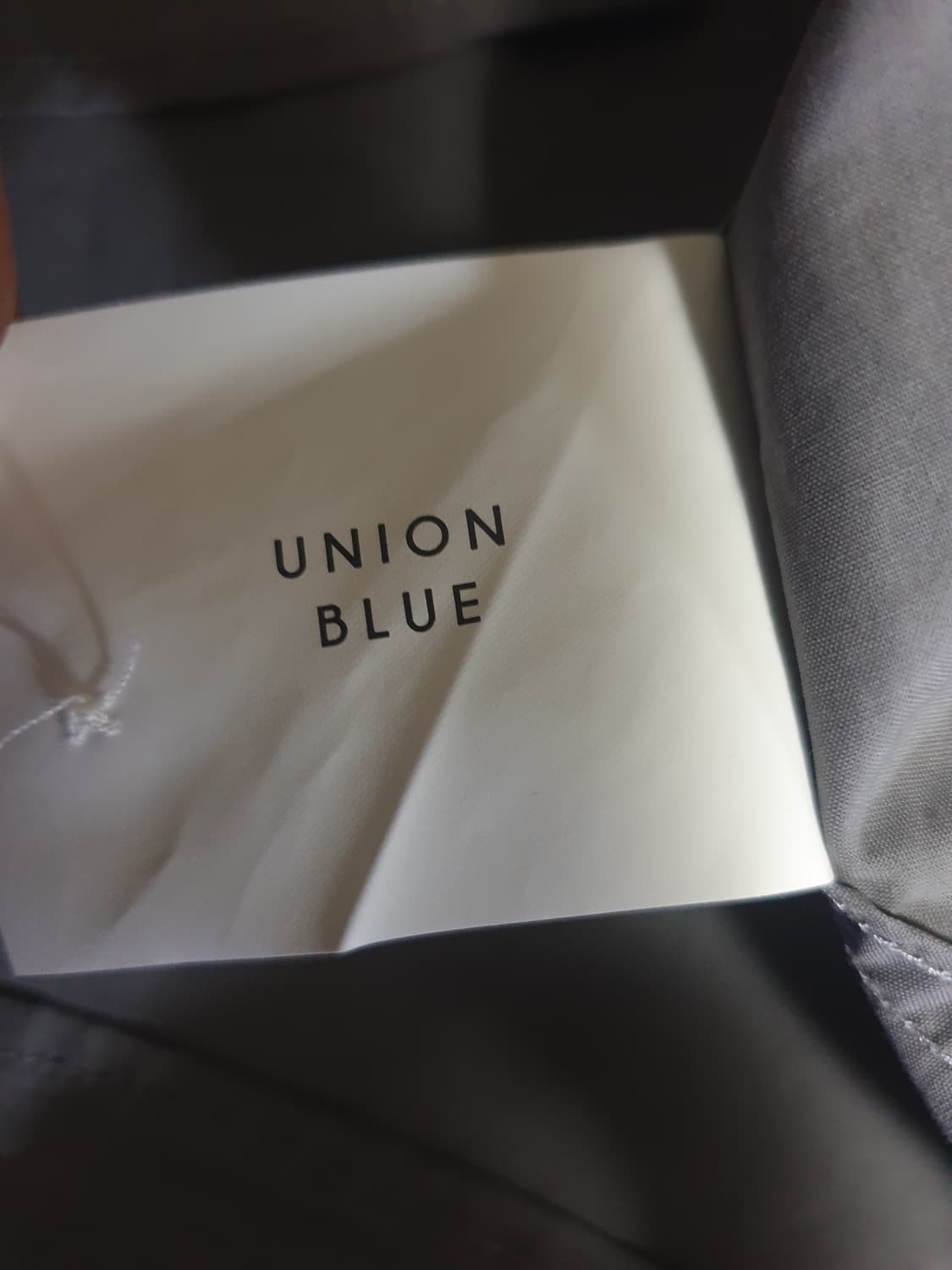 유니온블루 런드리 페이퍼 긴팔셔츠 차콜 (XXL) 상품이미지6