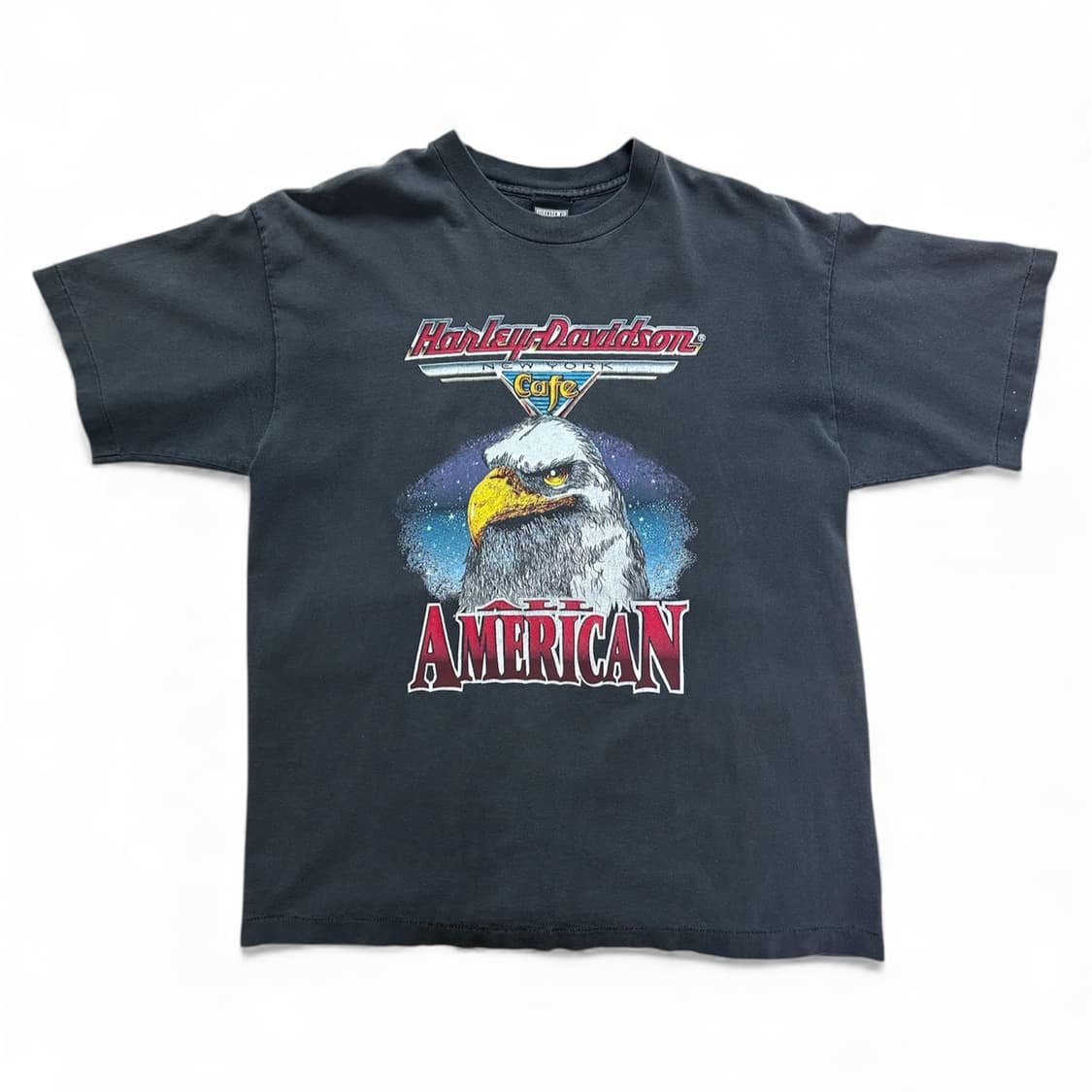 90s usa 할리데이비슨 아메리칸이글 티셔츠 상품이미지1
