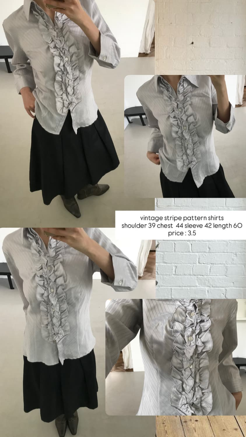 vintage stripe pattern shirts 상품이미지8
