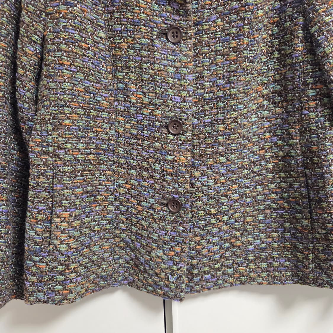 Leporte 재팬 울 트위드 자켓 M-L 상품이미지5