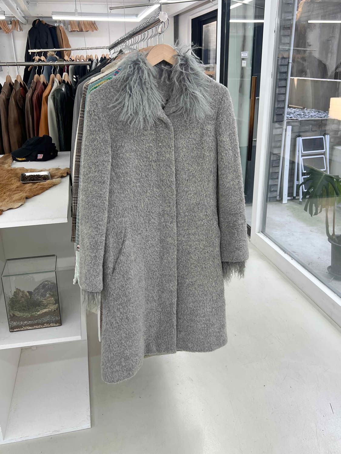 마렐라 막스마라 섀기 디테일 코트 상품이미지1