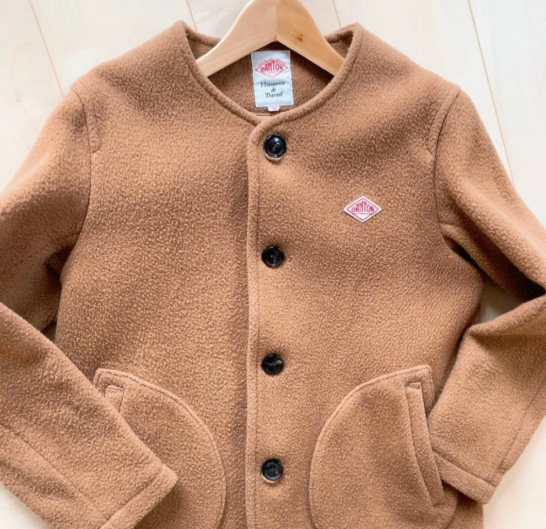 단톤 울 노카라 카라리스 자켓 베이지 36 상품이미지10