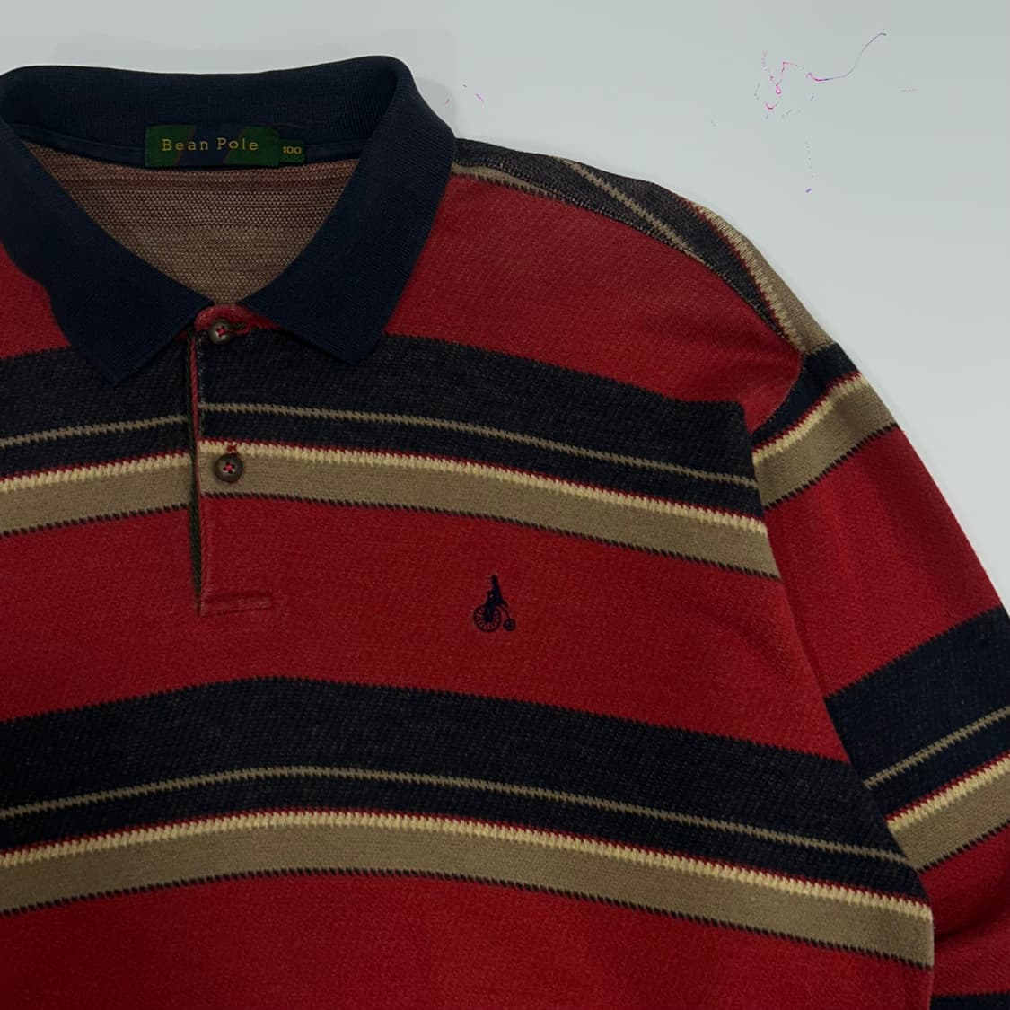 Bean pole 빈폴 레드 네이비 스프라이프 카라티 상품이미지4