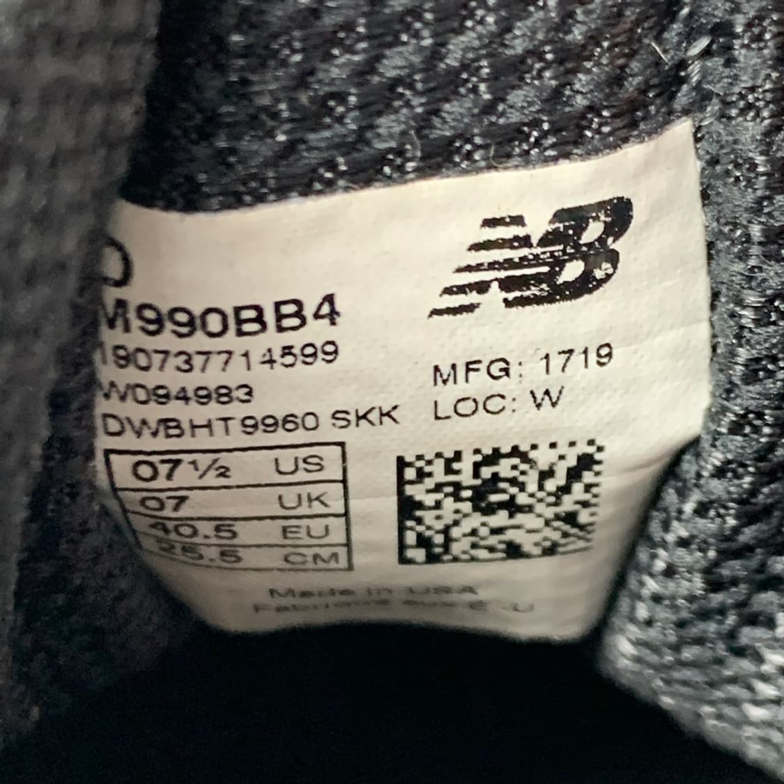 [255/정품] Newbalance 뉴발란스 990v4 운동화신발 상품이미지8