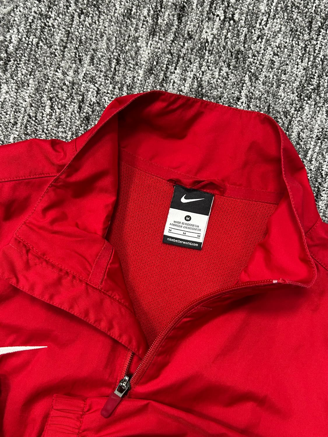 나이키 레드 블랙라인 바람막이 M 상품이미지5