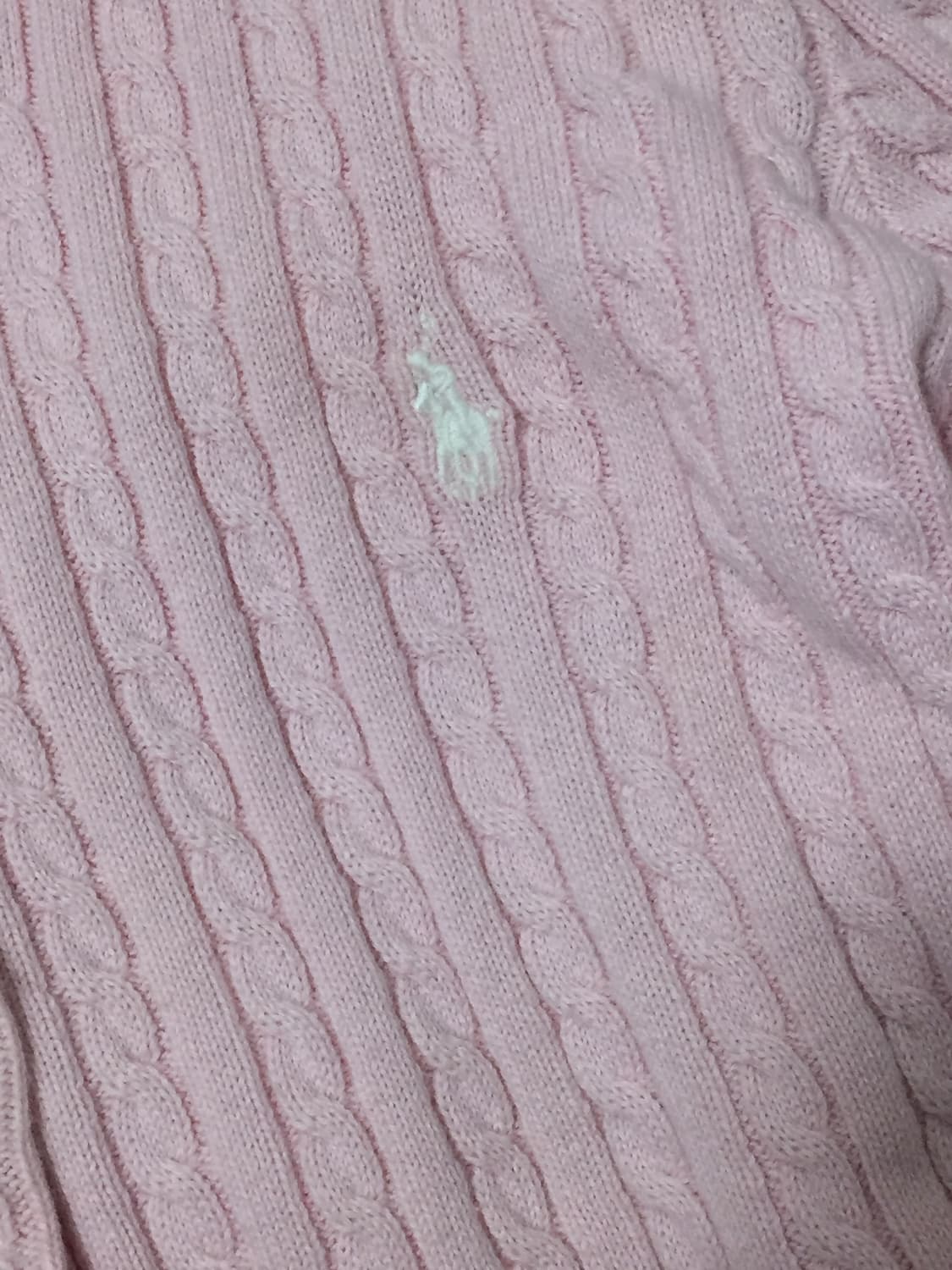 폴로랄프로렌 가디건 핑크 상품이미지2