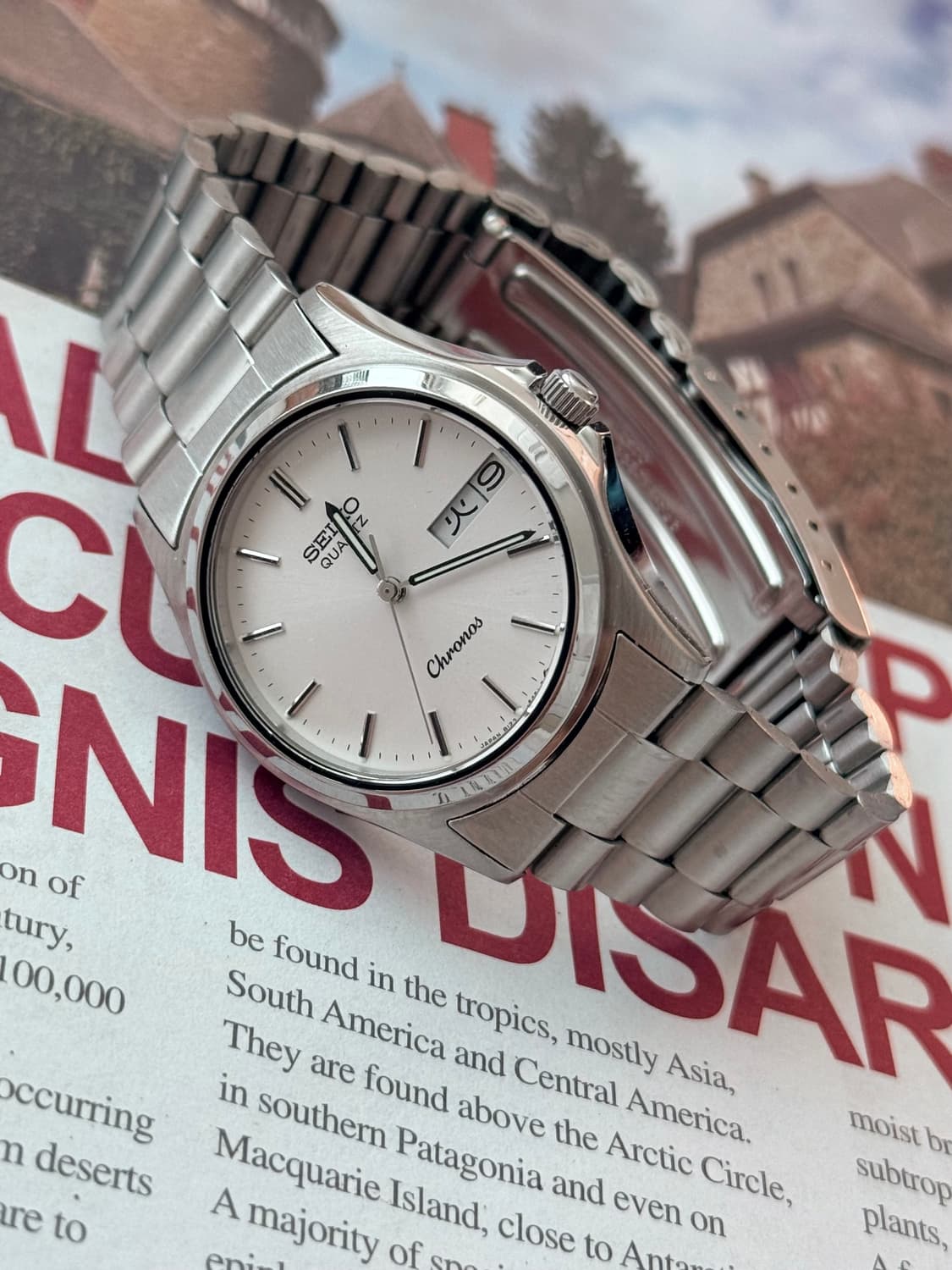 Seiko 세이코 쿼츠 Chronos Day-Date 1980 상품이미지6