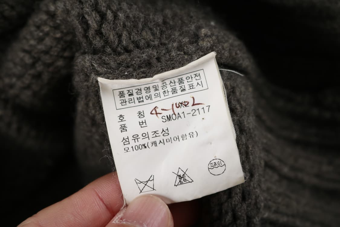 [XL] 폴로 랄프로렌 울 캐시미어 터틀넥 니트 가디건 스웨터 상품이미지7