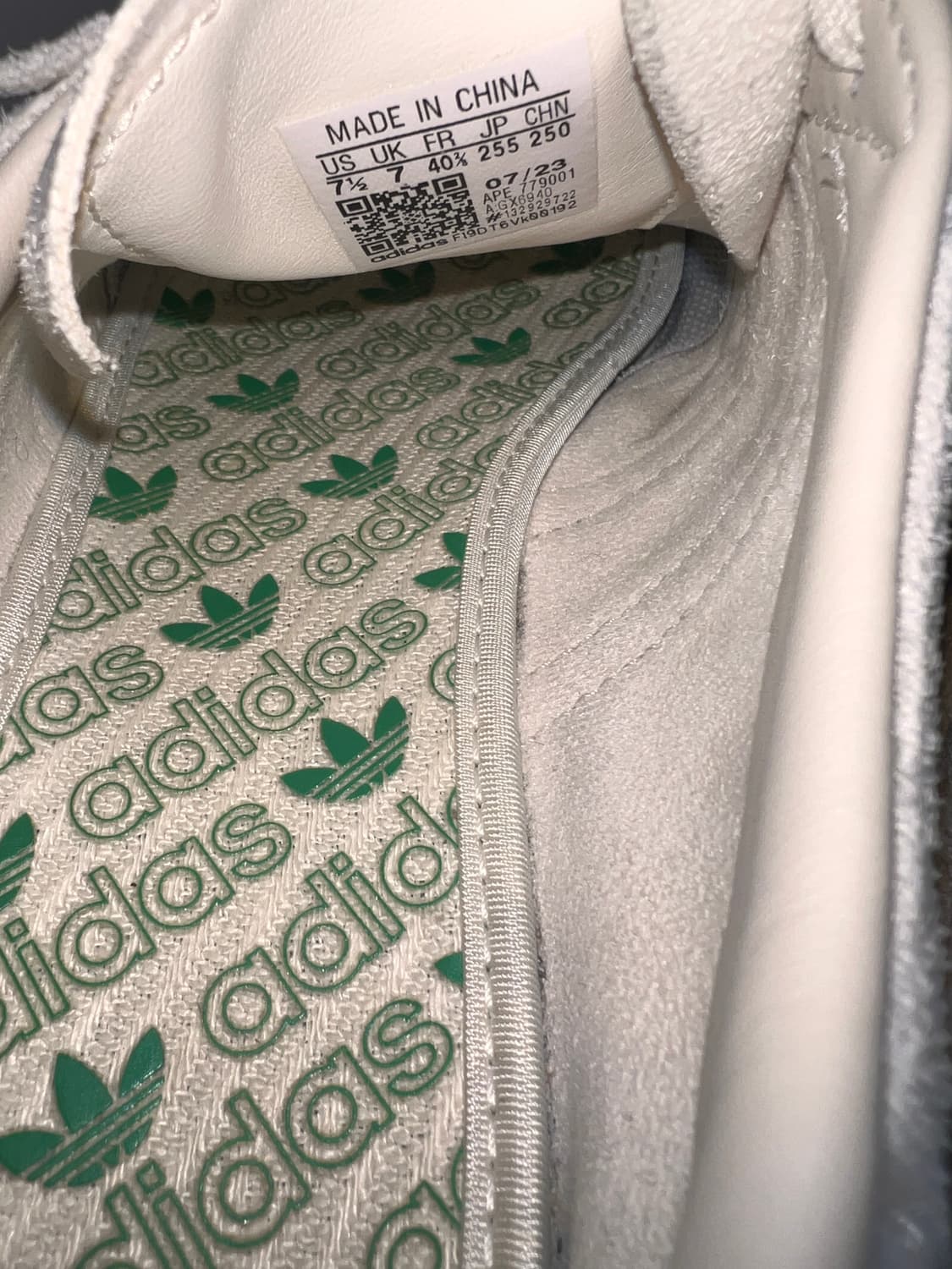 Adidas Tobacco 그루엔 크림 화이트 블리스 상품이미지2