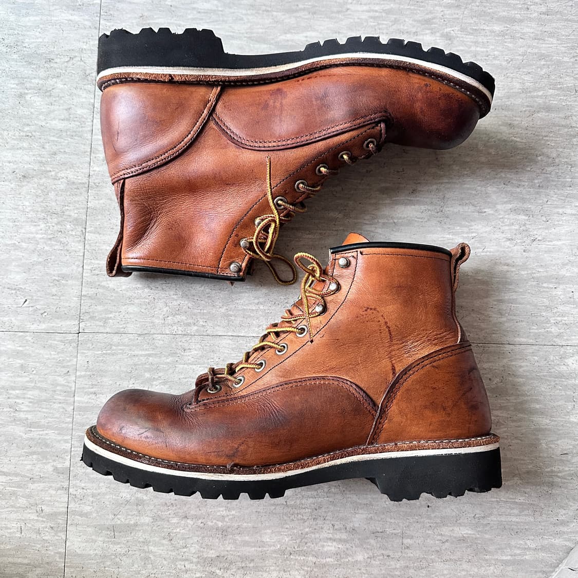 Red Wing 2904 라인맨 Made in USA 비브람 리솔 상품이미지4