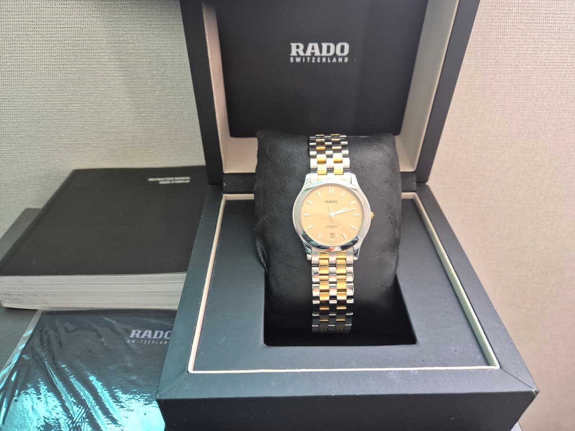 RADO DiaStar 골드 콤비 쿼츠 풀세트 (새상품급) 상품이미지2