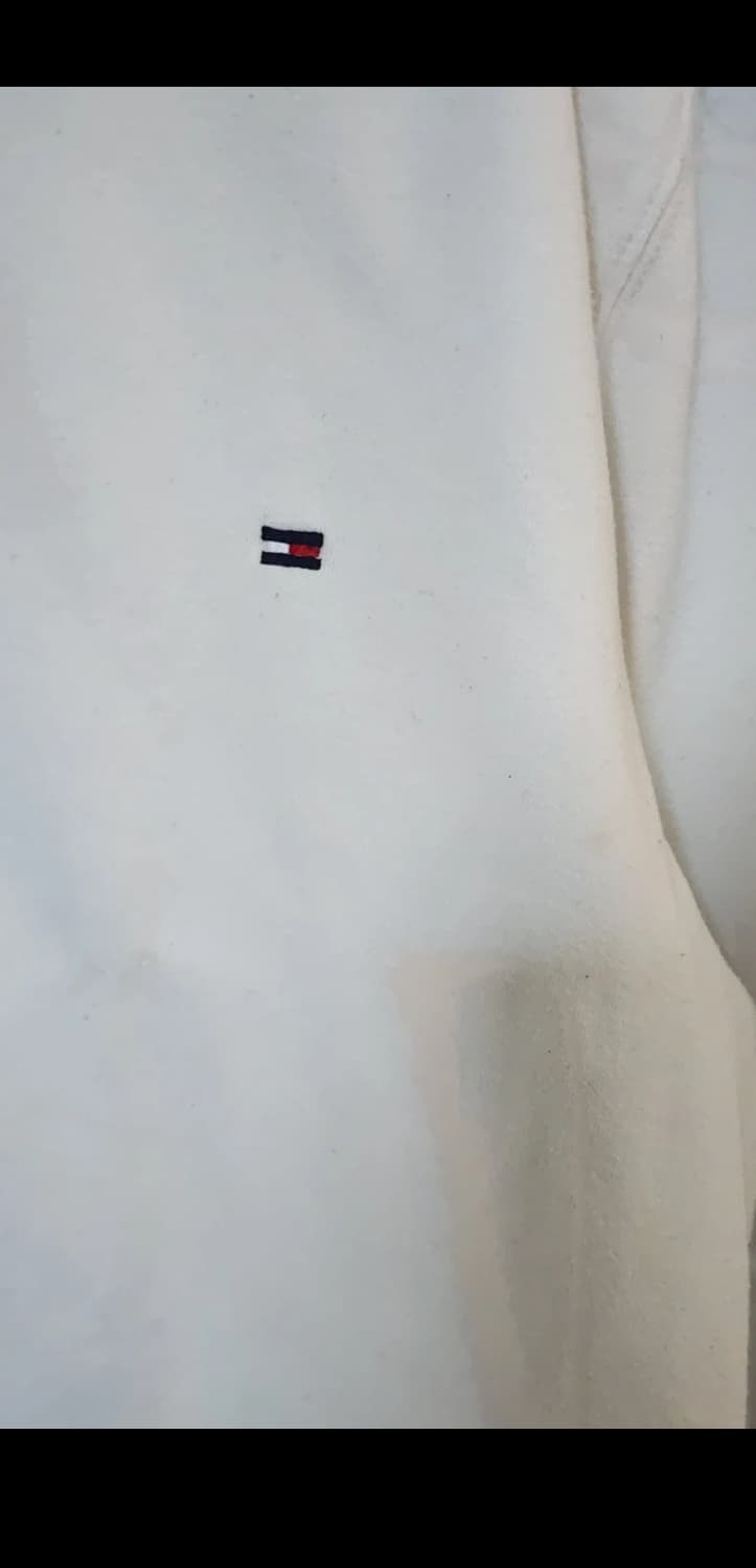 타미힐피거 화이트 맨투맨 M 상품이미지5