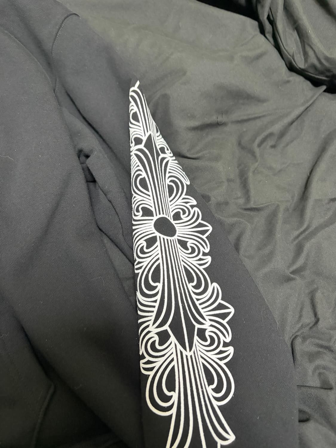 크롬하츠 플로랄 헤비웨이트 후드집업 L 상품이미지4