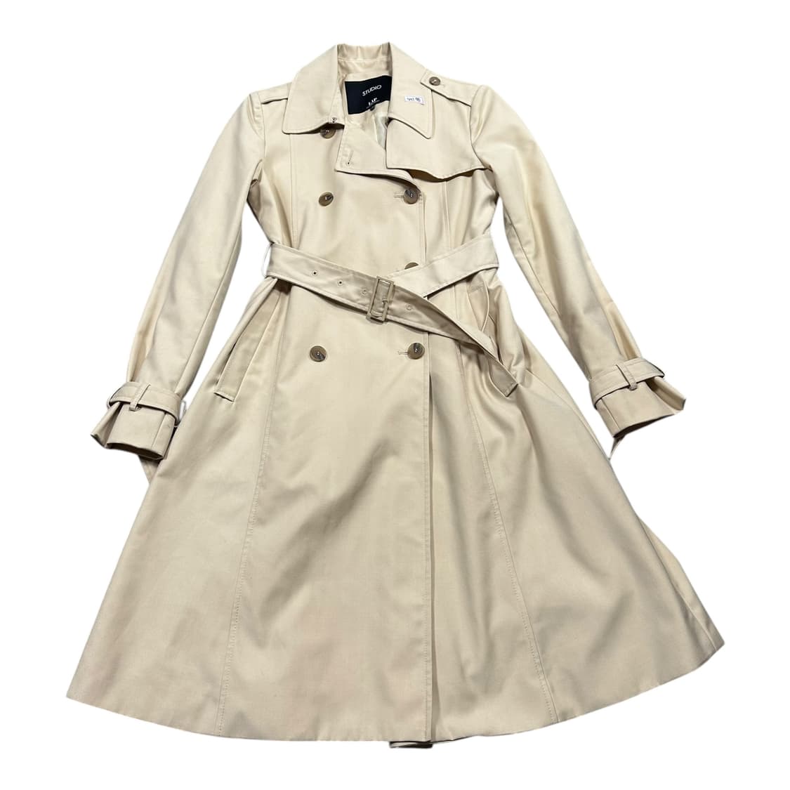 ✨ (만원 빈티지) 스튜디오 L.A.P 베이지 여성 트렌치 코트  상품이미지1