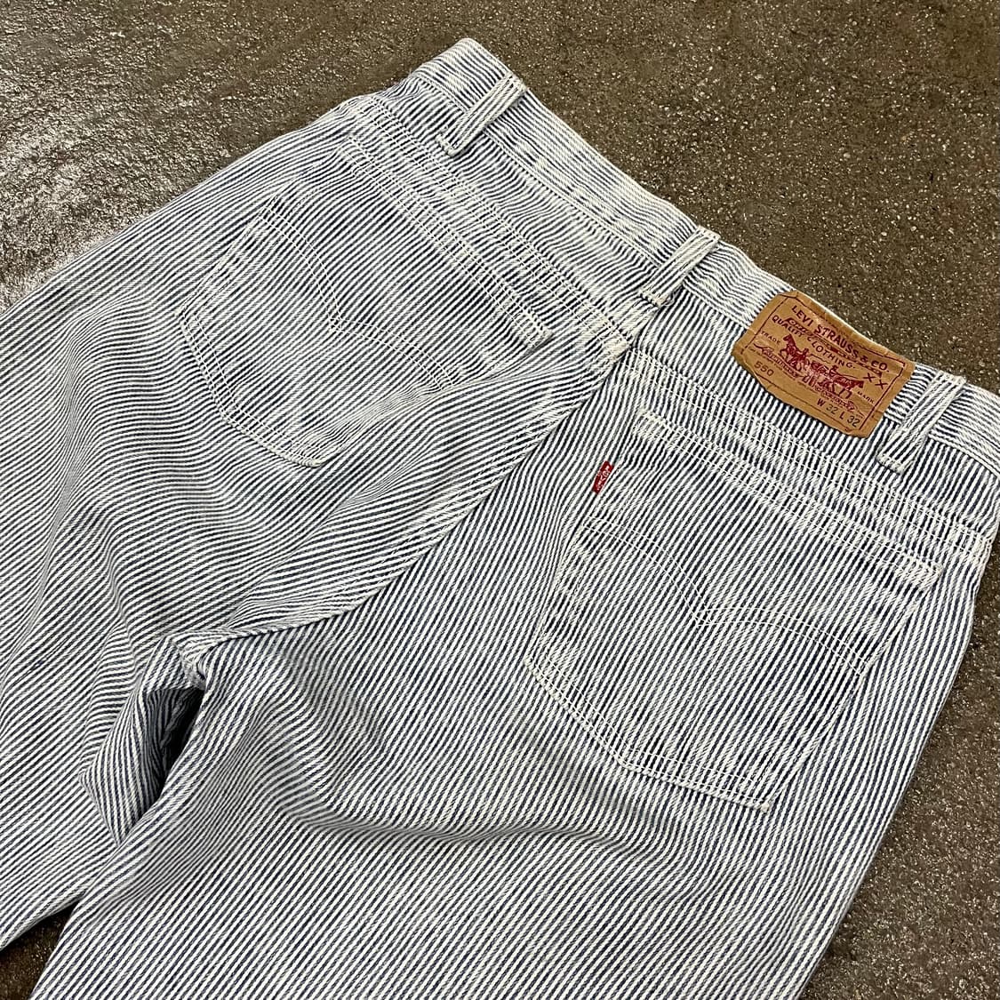 80s Levis550 히코리 데님 팬츠 (31”) 상품이미지2