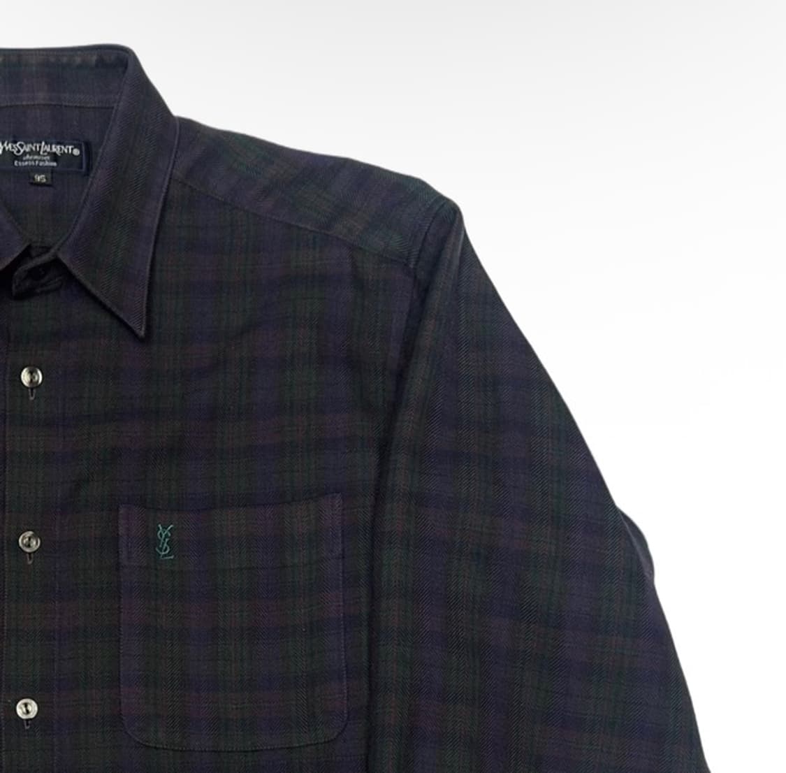 입생로랑 뿌르옴므 울체크셔츠 95 상품이미지2